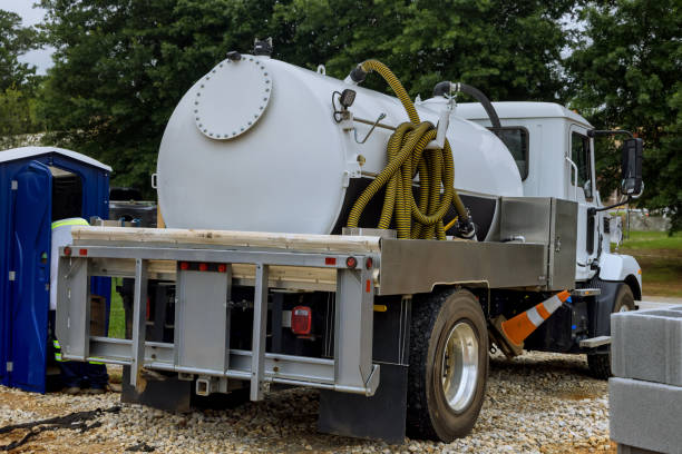 Porta potty delivery and setup in Stony Prairie, OH